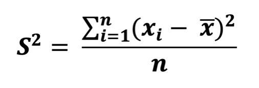 varianz-formel